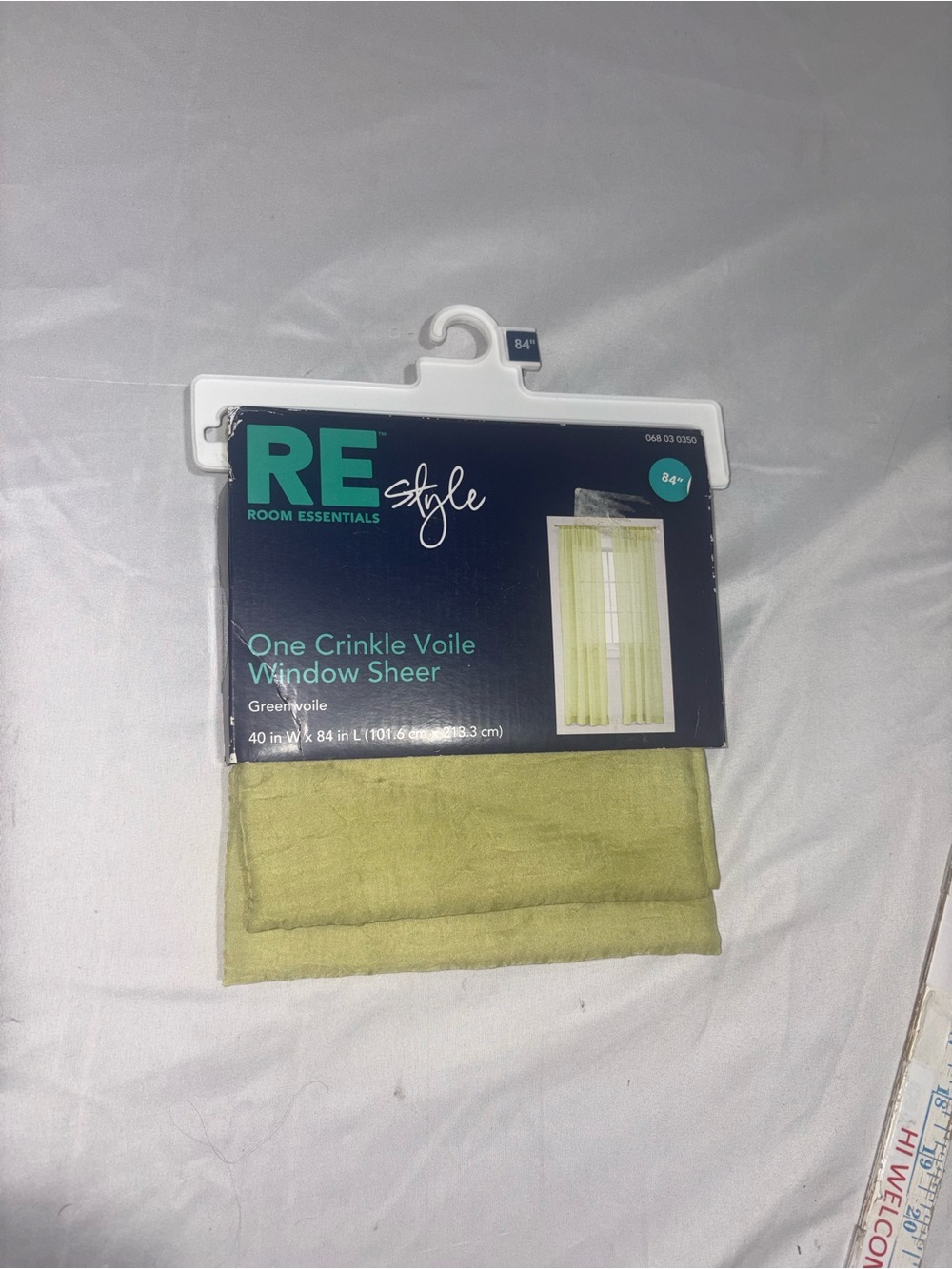 Room Essentials window sheer NWT